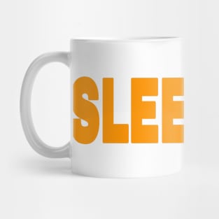 Sleepy 45 - Orange - Front Mug